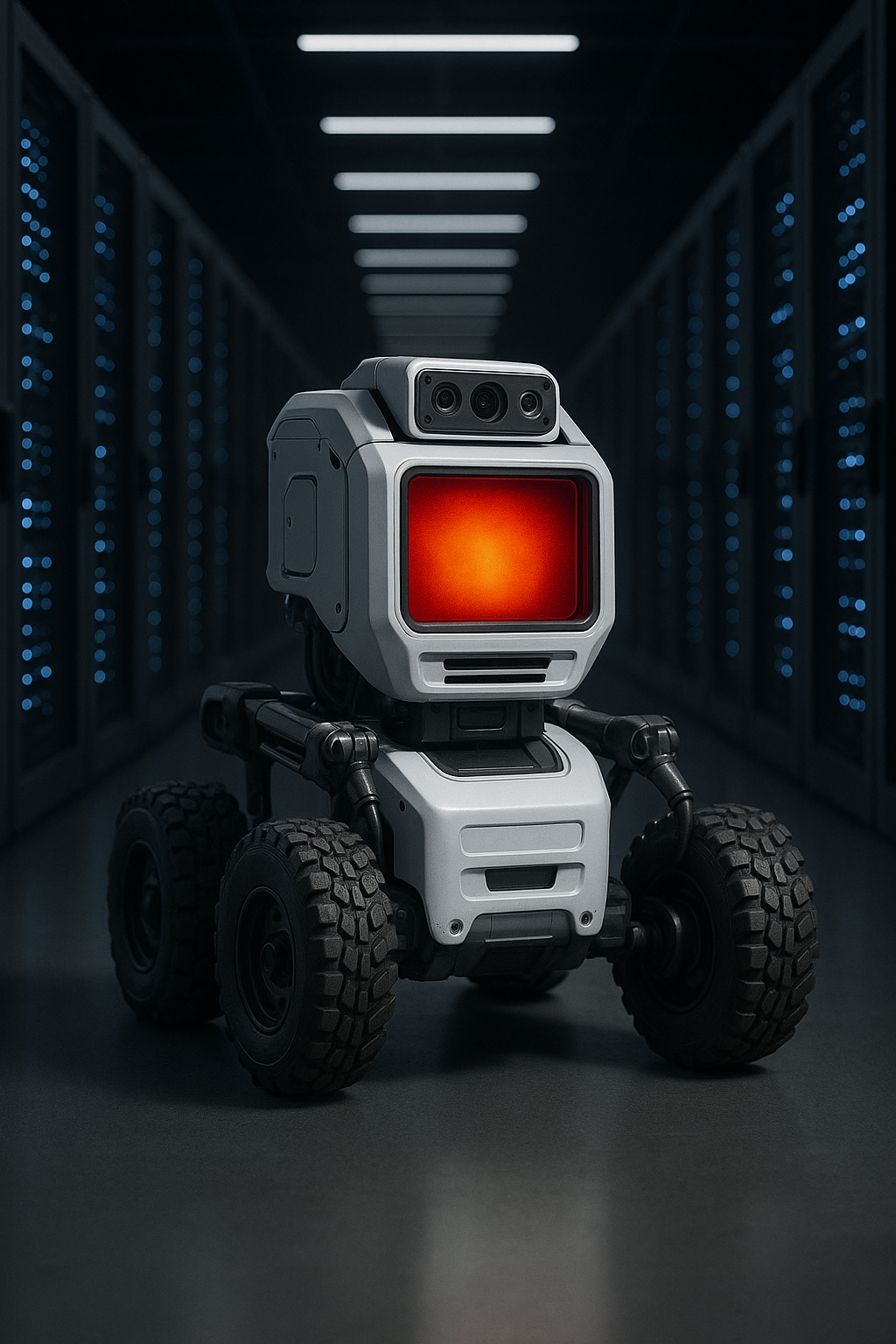 InfraMap robot scanning data center